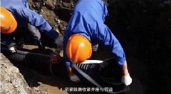 北京雨水收集：检查井井座及管道安装